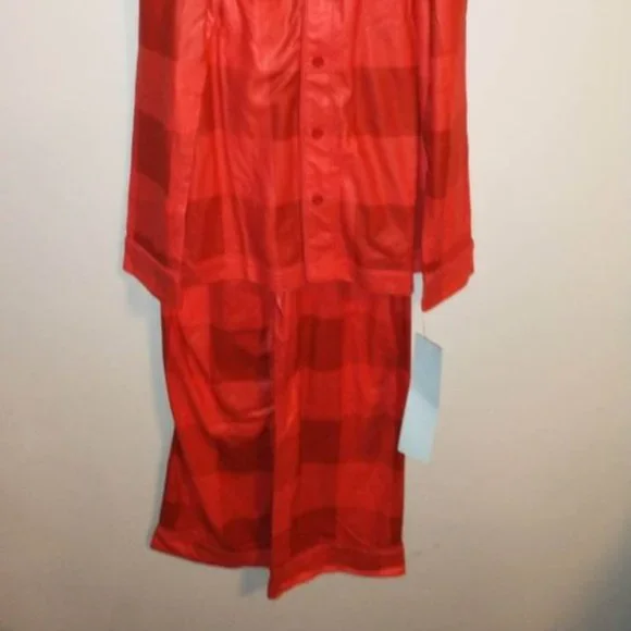 Target boy girl pajama set size 10 red checkered 2 Piece - Picture 3 of 6